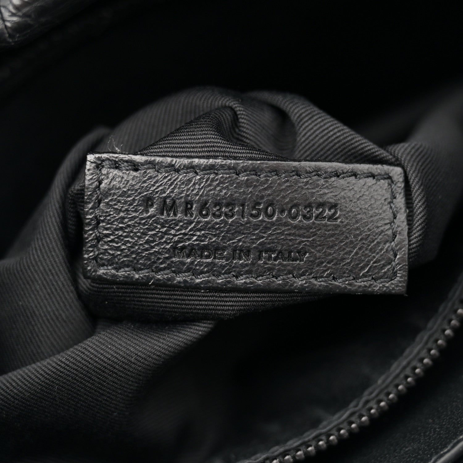 Saint Laurent Crocodile Embossed Lambskin Monogram Medium Niki Chain Satchel Black 7 of 11