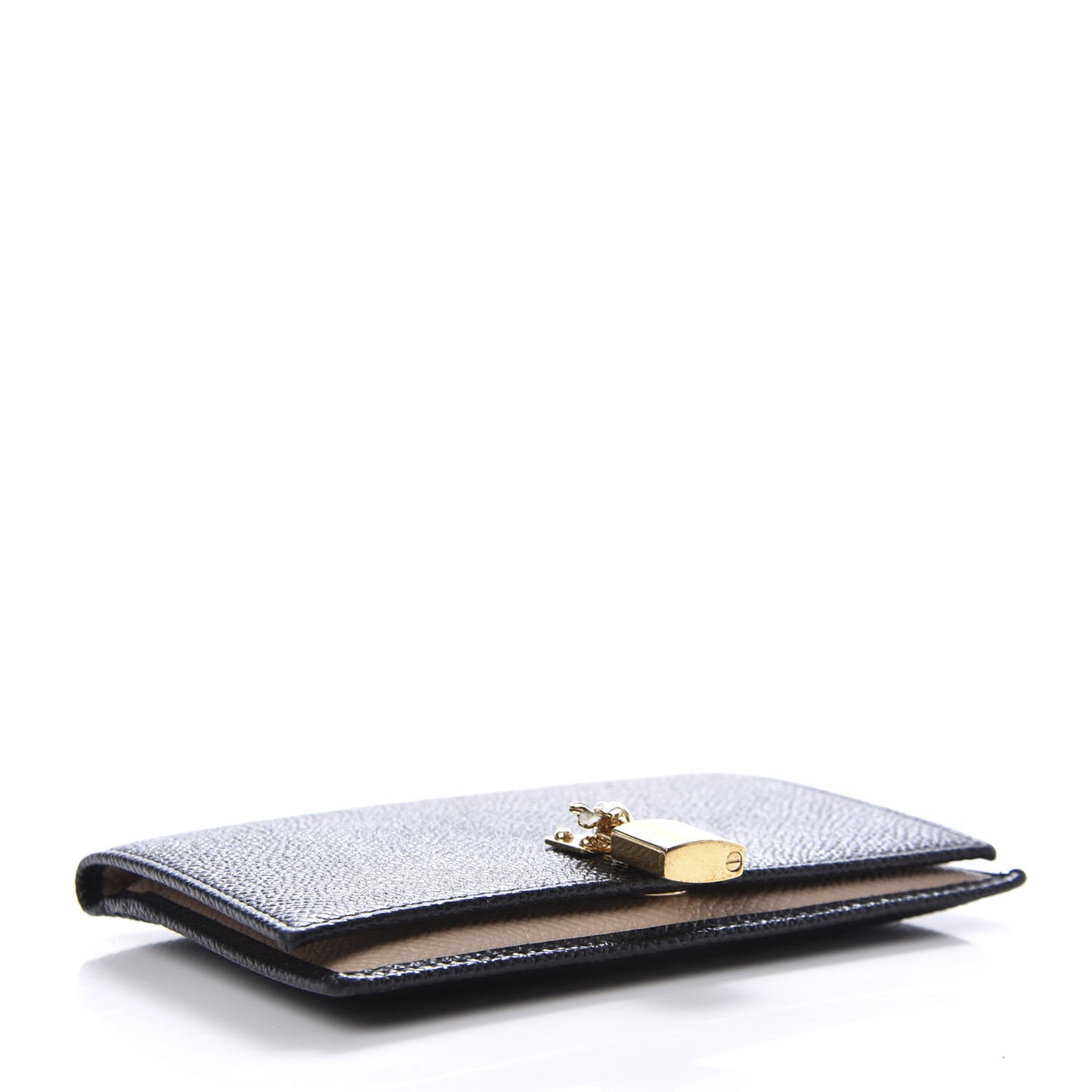 Dauphine Flap Card Holder Black