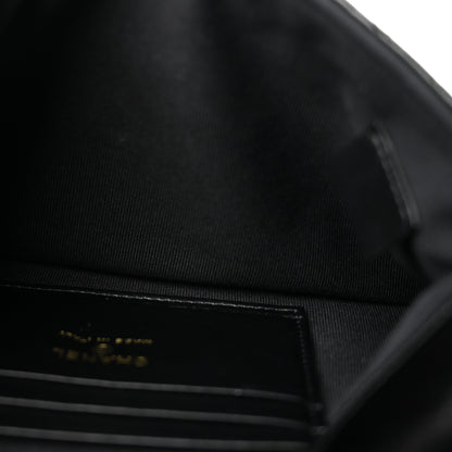Chanel Shiny Lambskin Quilted 31 Clutch Black 5 of 9