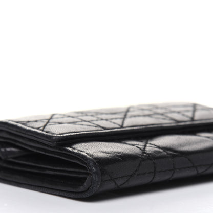 Christian Dior Lambskin Cannage Lady Dior Card Holder Black 8 of 12