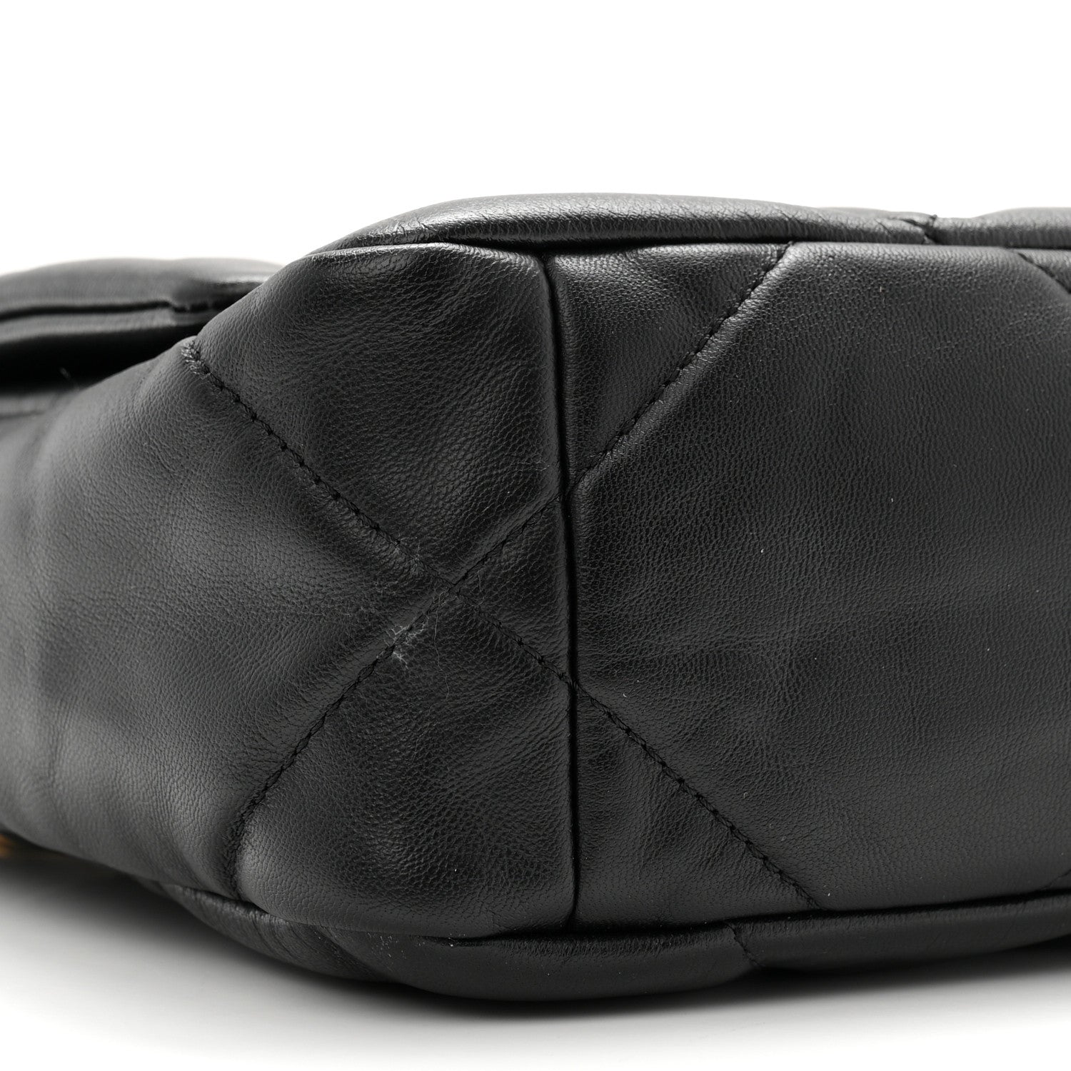 Chanel Goatskin Quilted Medium Chanel 19 Flap Black 9 of 10
