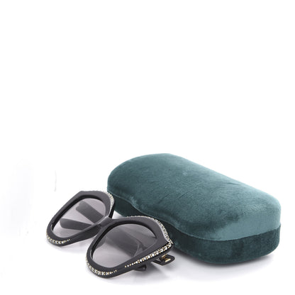 Gucci Crystal Cat Eye GG0118S Sunglasses Black 10 of 10