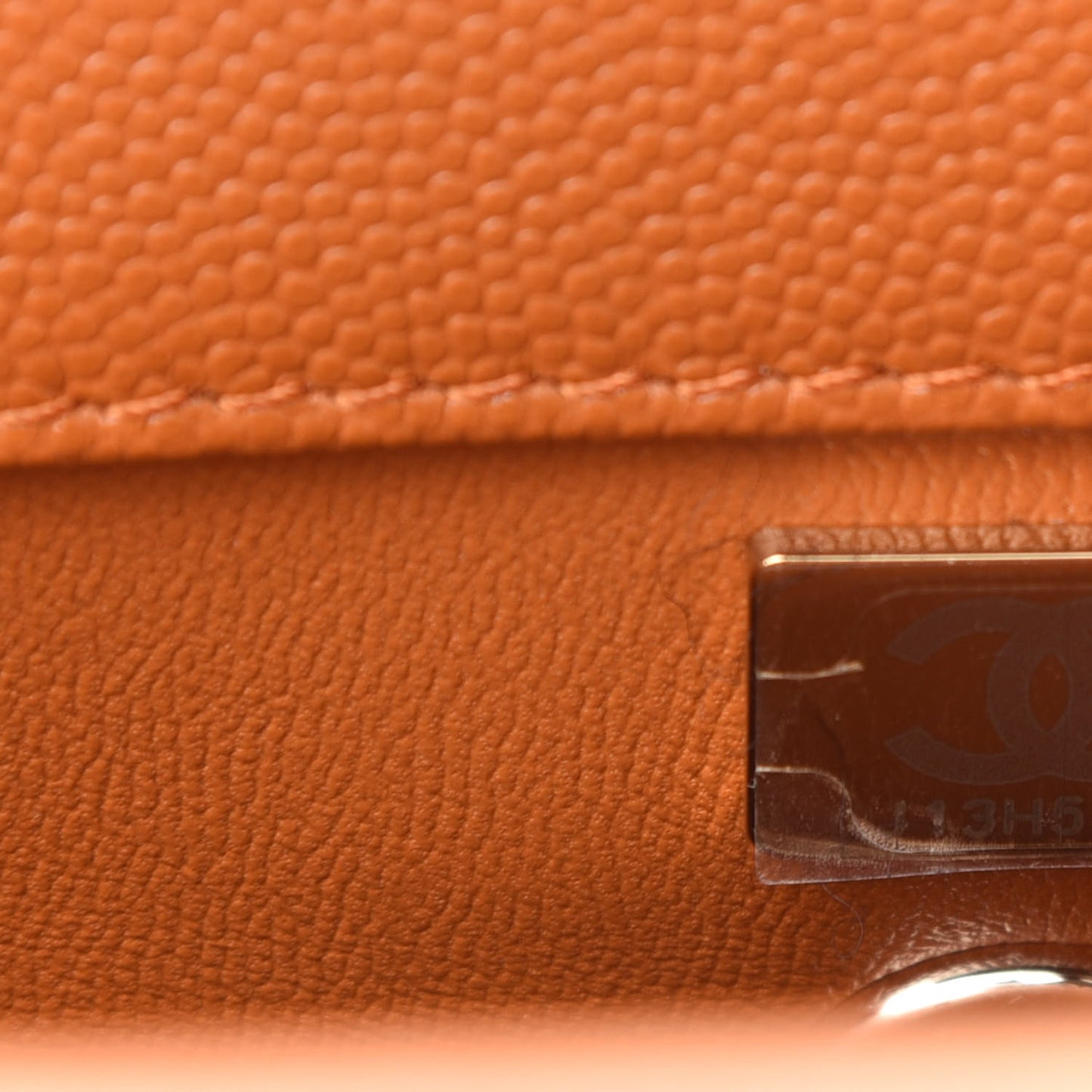 Caviar Quilted Mini Coco Handle Flap Light Brown
