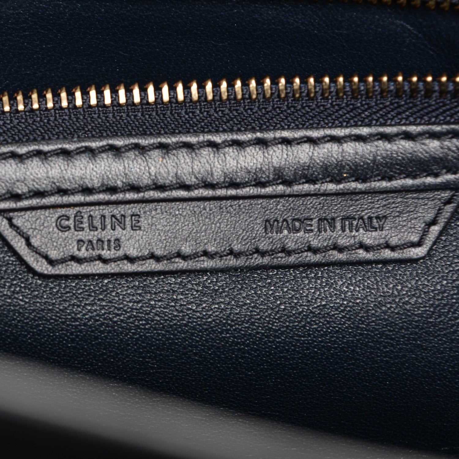 Celine Smooth Calfskin Small Luggage Navy Blue 6 of 7