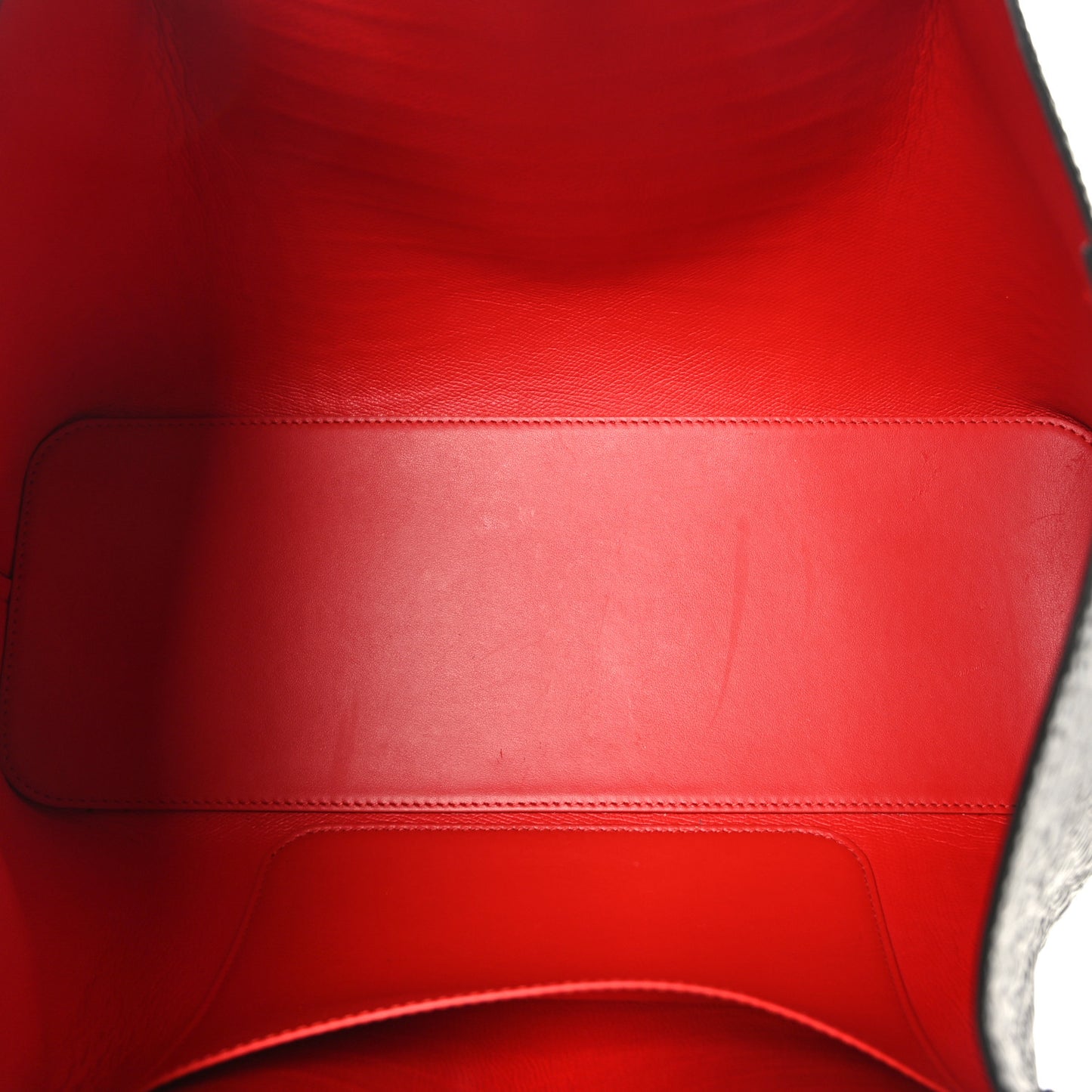 Crocodile Embossed Calfskin Spiked Small Cabarock Shopper Tote Black