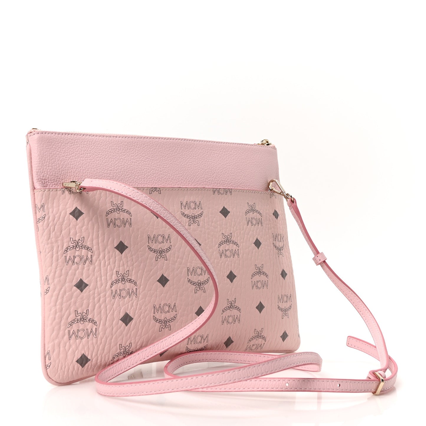 Visetos Medium Crossbody Pouch Powder Pink