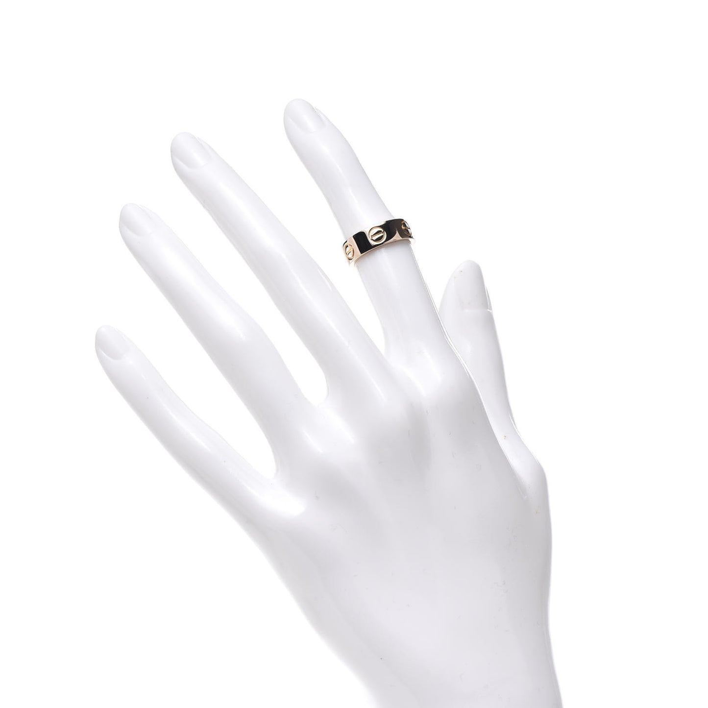 18K Pink Gold 5.5mm LOVE Ring 46 3.75