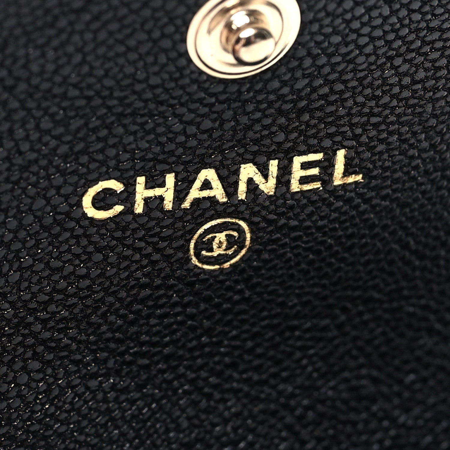 Chanel Caviar Quilted Boy Flap Card Holder Black 6 of 10