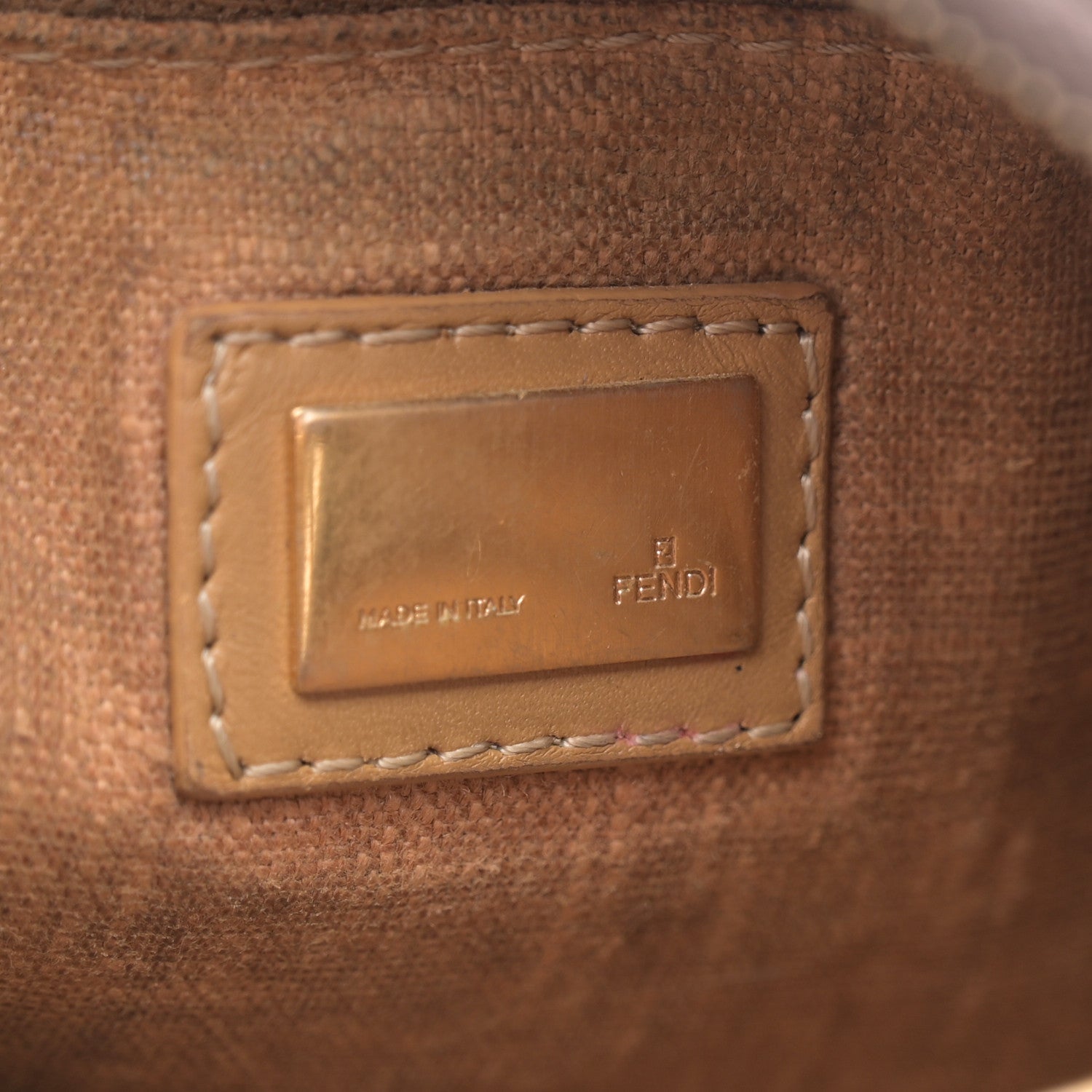 Fendi Zucca Small Oyster Tobacco Beige 6 of 15