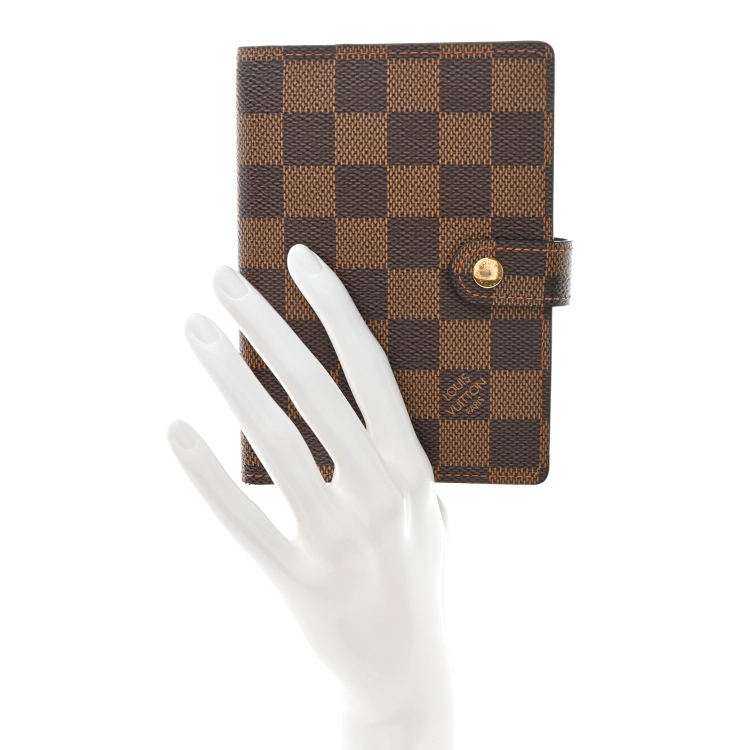 Louis Vuitton Damier Ebene Small Ring Agenda Cover 2 of 8