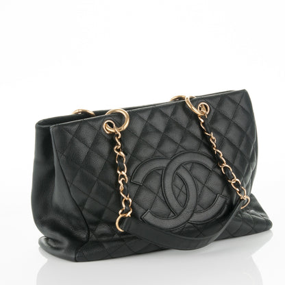 Chanel Caviar Quilted Grand Shopping Tote GST Black 8 of 8