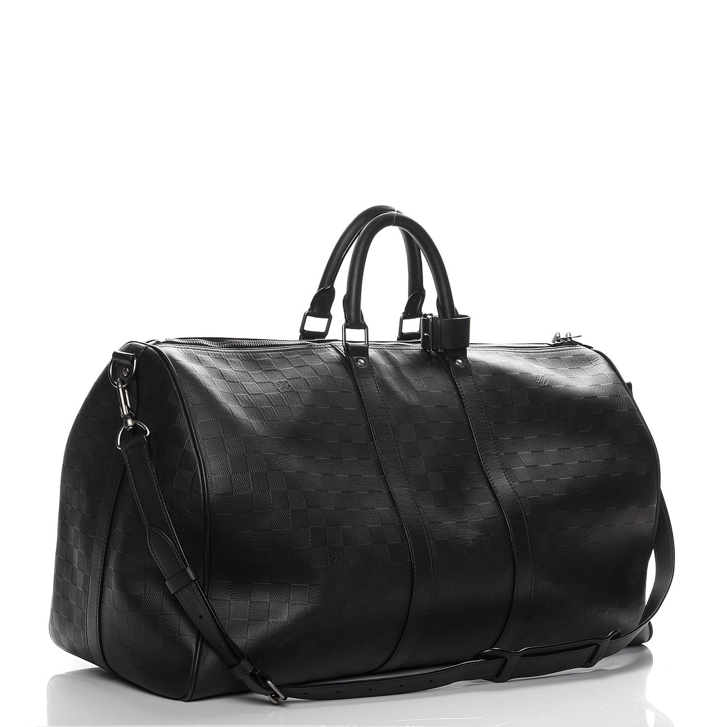 Damier Infini Keepall Bandouliere 55 Onyx