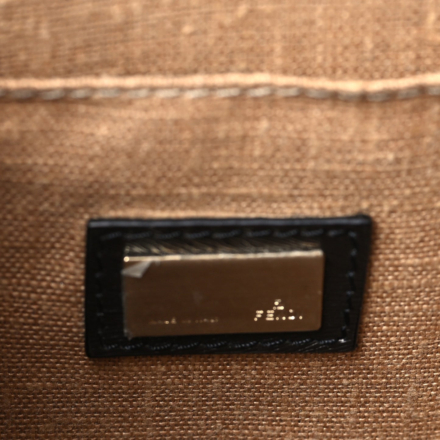 Glazed Calfskin Secret Code Crossbody Black