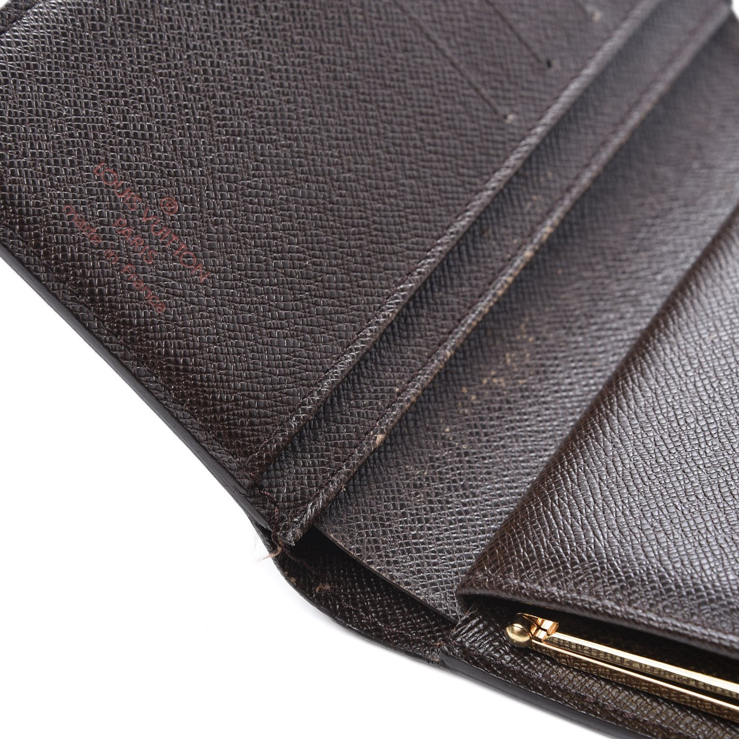 Damier Ebene French Purse Wallet