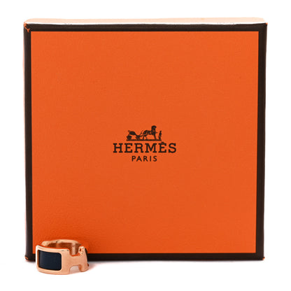 Hermes Box Olympe Ear Cuff PM Bleu De Prusse 4 of 4