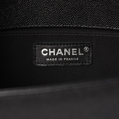Chanel Caviar Quilted Medium Boy Flap Black 6 of 11