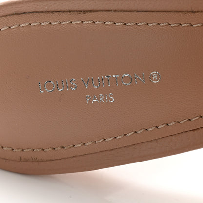 Louis Vuitton Lambskin Embossed Monogram Revival Mules 38.5 Beige 6 of 9