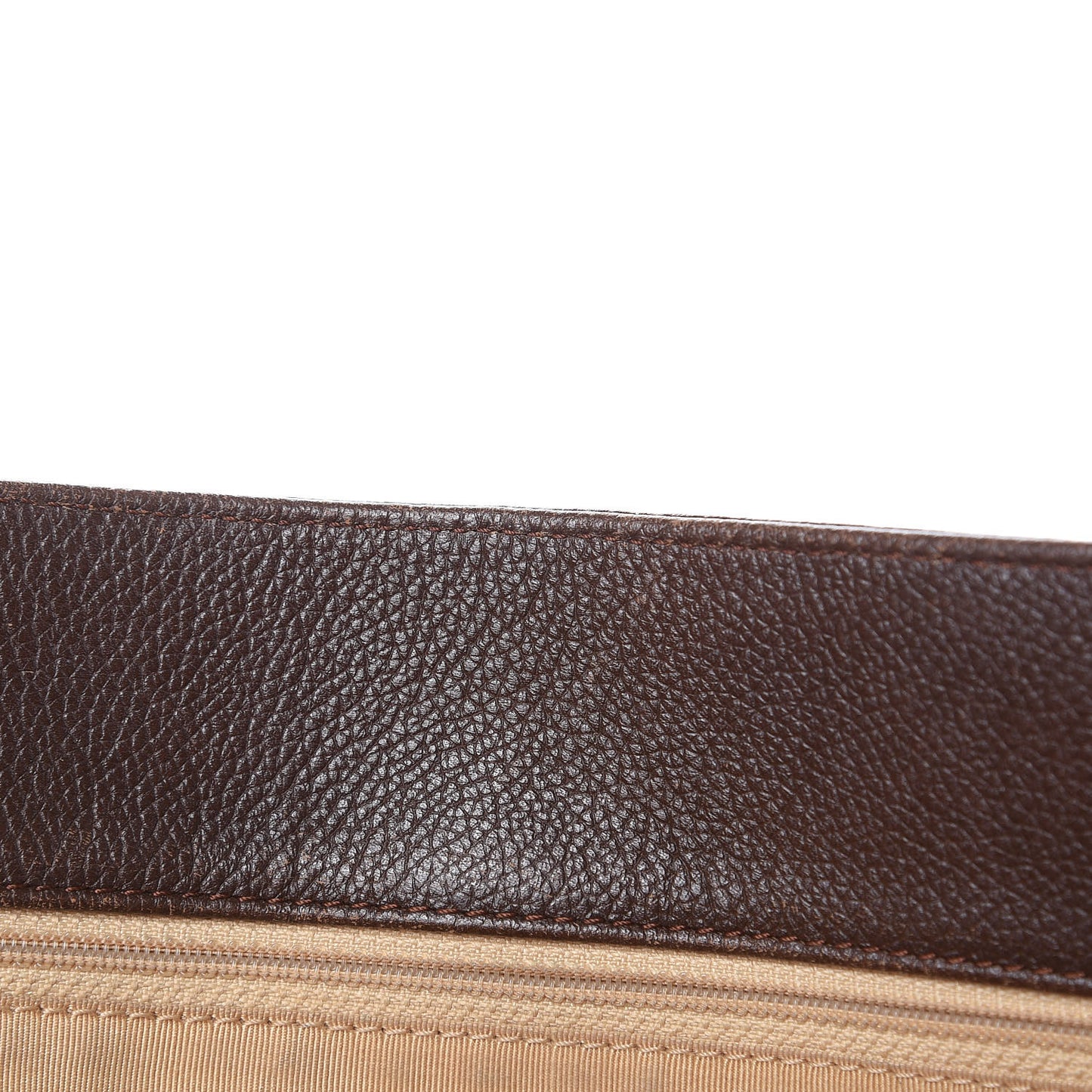 Calfskin Cerf Executive Shopper Tote Brown
