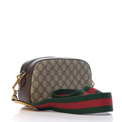 Gucci GG Supreme Monogram Web Neo Vintage Shoulder Bag Beige New Acero Crop 2 of 10