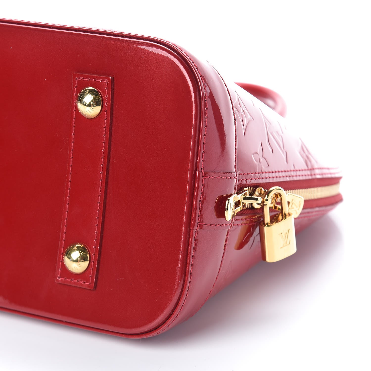 Louis Vuitton Vernis Alma PM Pomme D'Amour 6 of 9