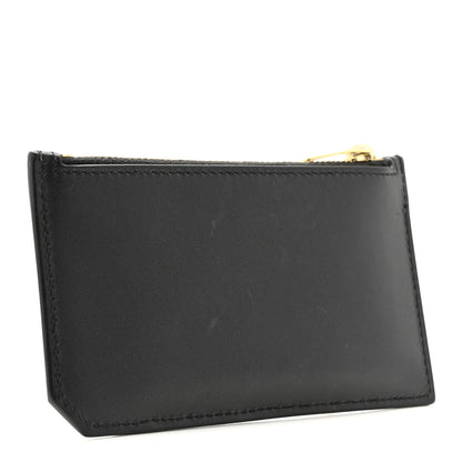 Saint Laurent Calfskin 5 Fragments Zip Pouch Card Holder Black 3 of 11