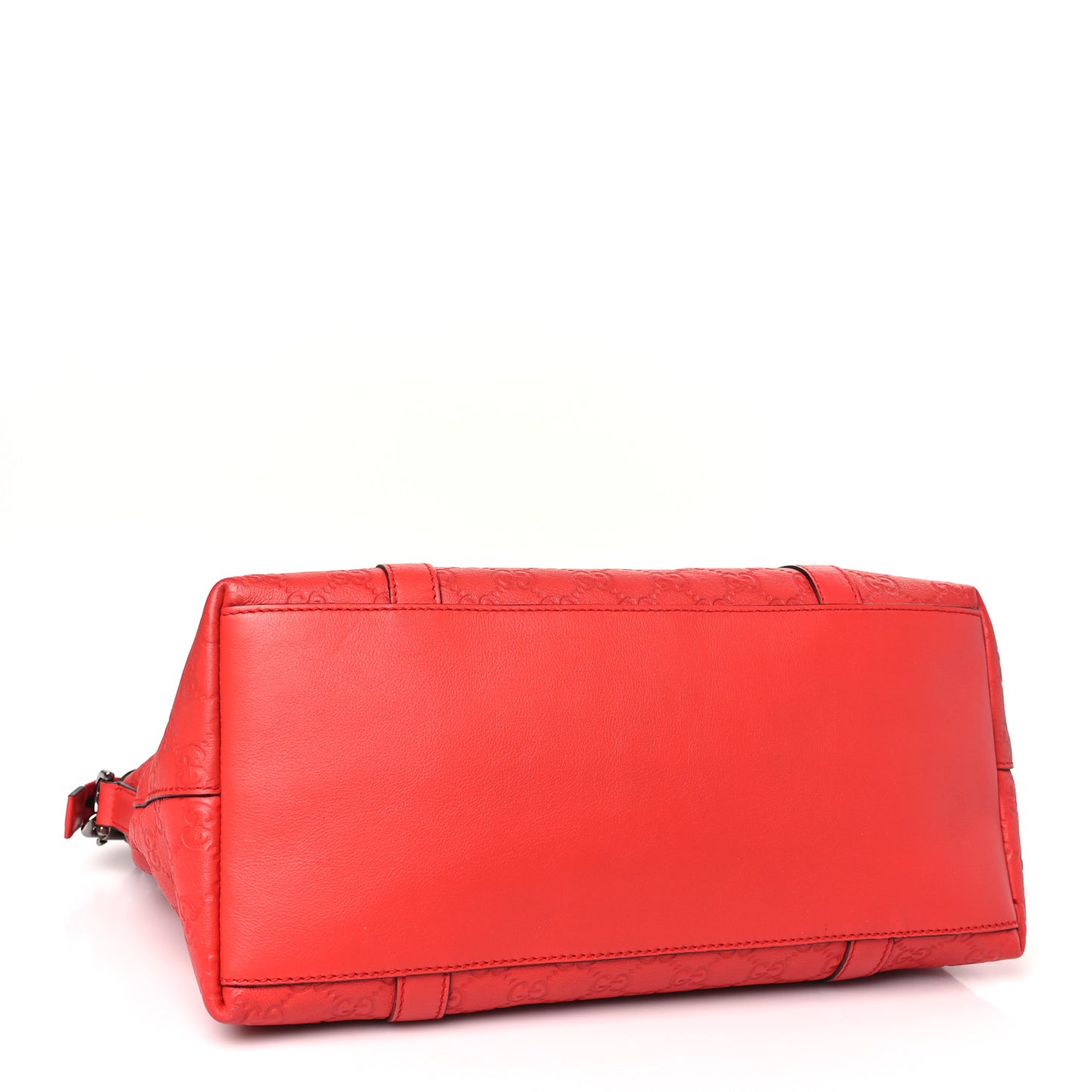 Guccissima Medium GG Charm Dome Satchel Red