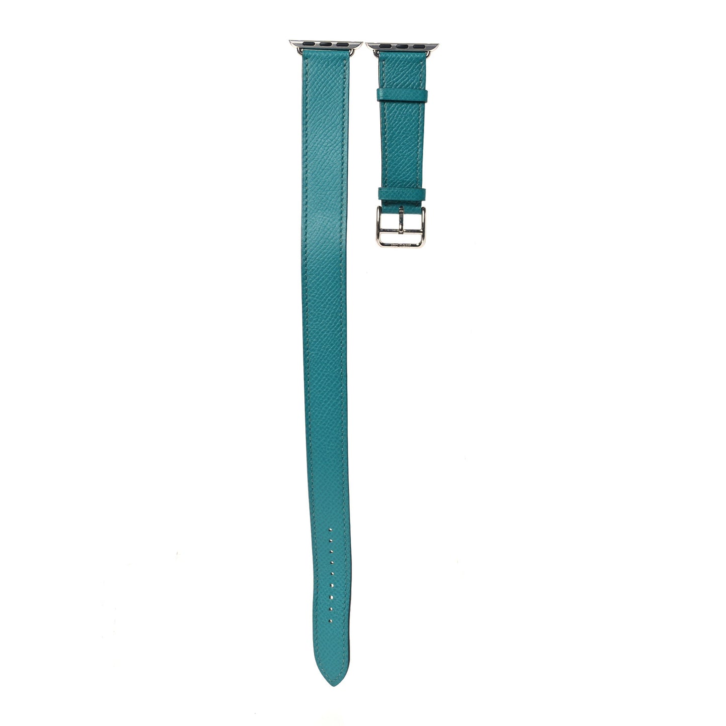 Epsom 38mm Apple Watch Double Tour Strap Bleu Paon