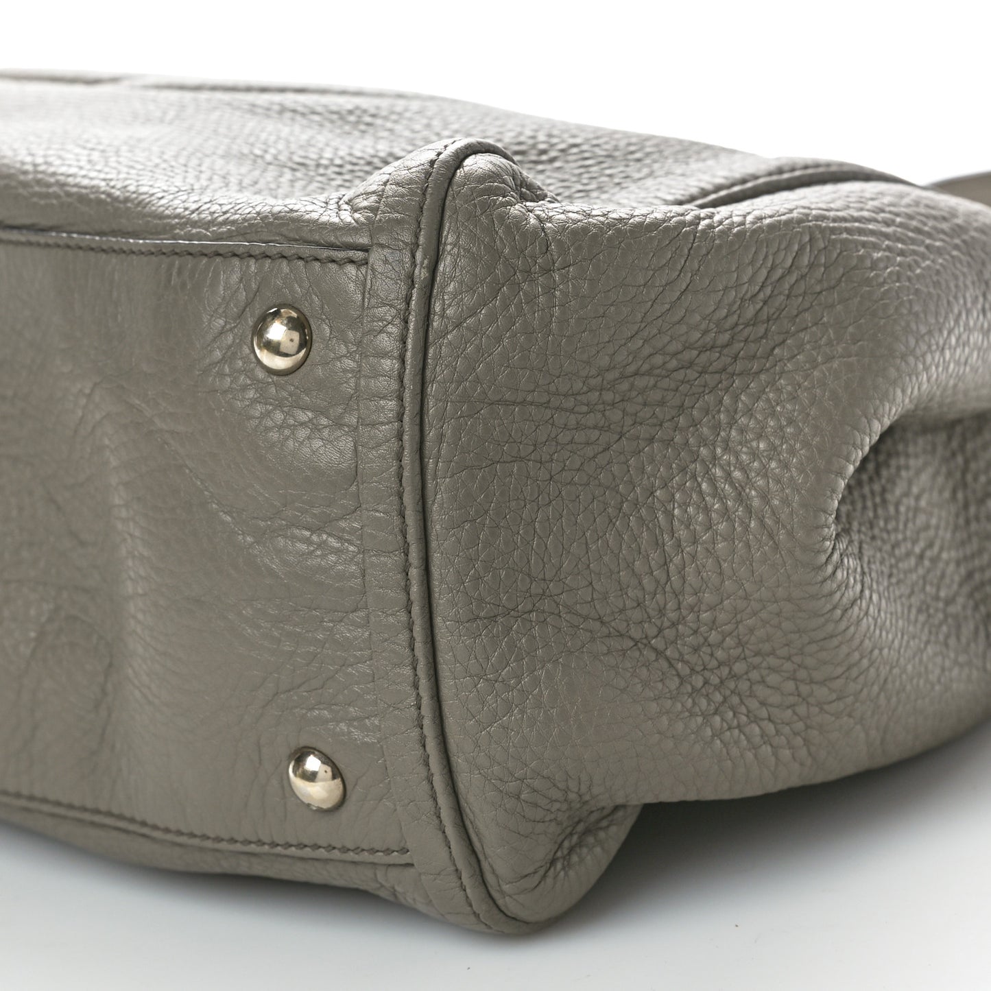 Pebbled Calfskin Medium Soho Shoulder Bag New Fango