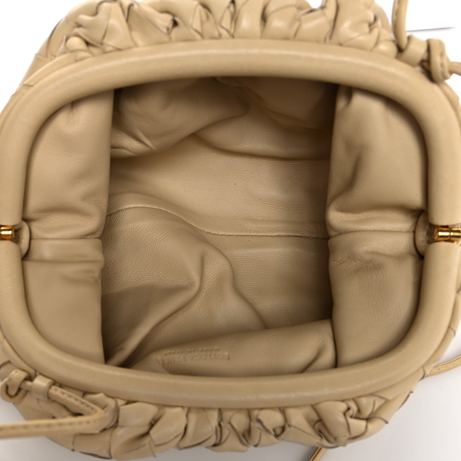 Bottega Veneta Nappa Intrecciato The Mini Pouch Porridge 4 of 10