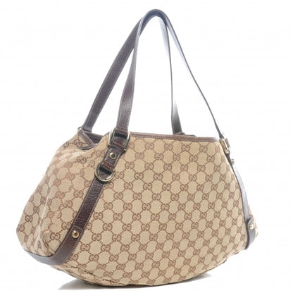 Gucci Monogram Medium Abbey Shoulder Bag Dark Brown 3 of 7