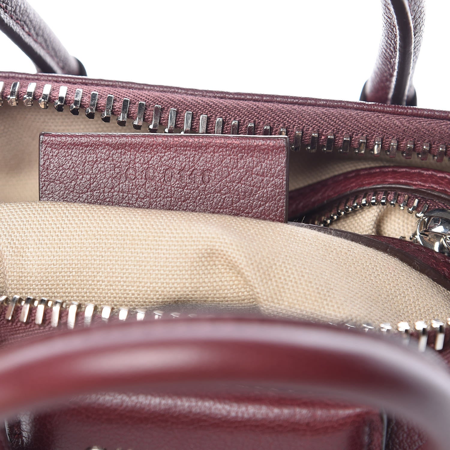 Givenchy Sugar Goatskin Mini Antigona Oxblood 7 of 10