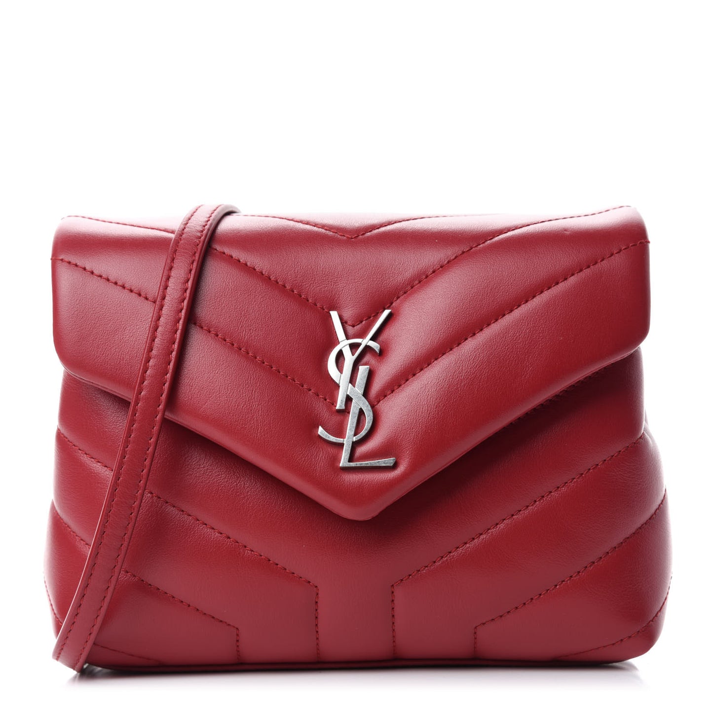 Calfskin Y Quilted Monogram Toy Loulou Crossbody Bag New Lipstick
