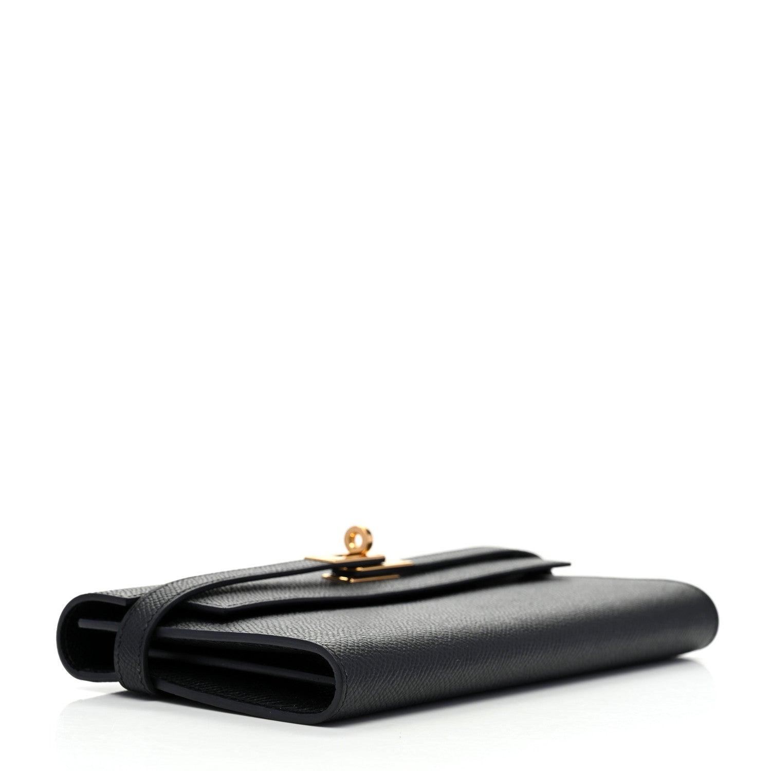 Hermes Epsom Kelly Longue Wallet Black 4 of 7