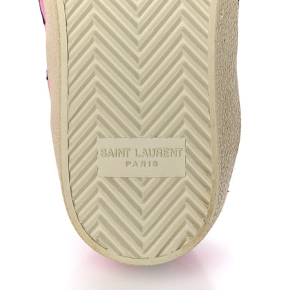 Saint Laurent Suede Star Court Sneakers 36 Pink Black 8 of 11