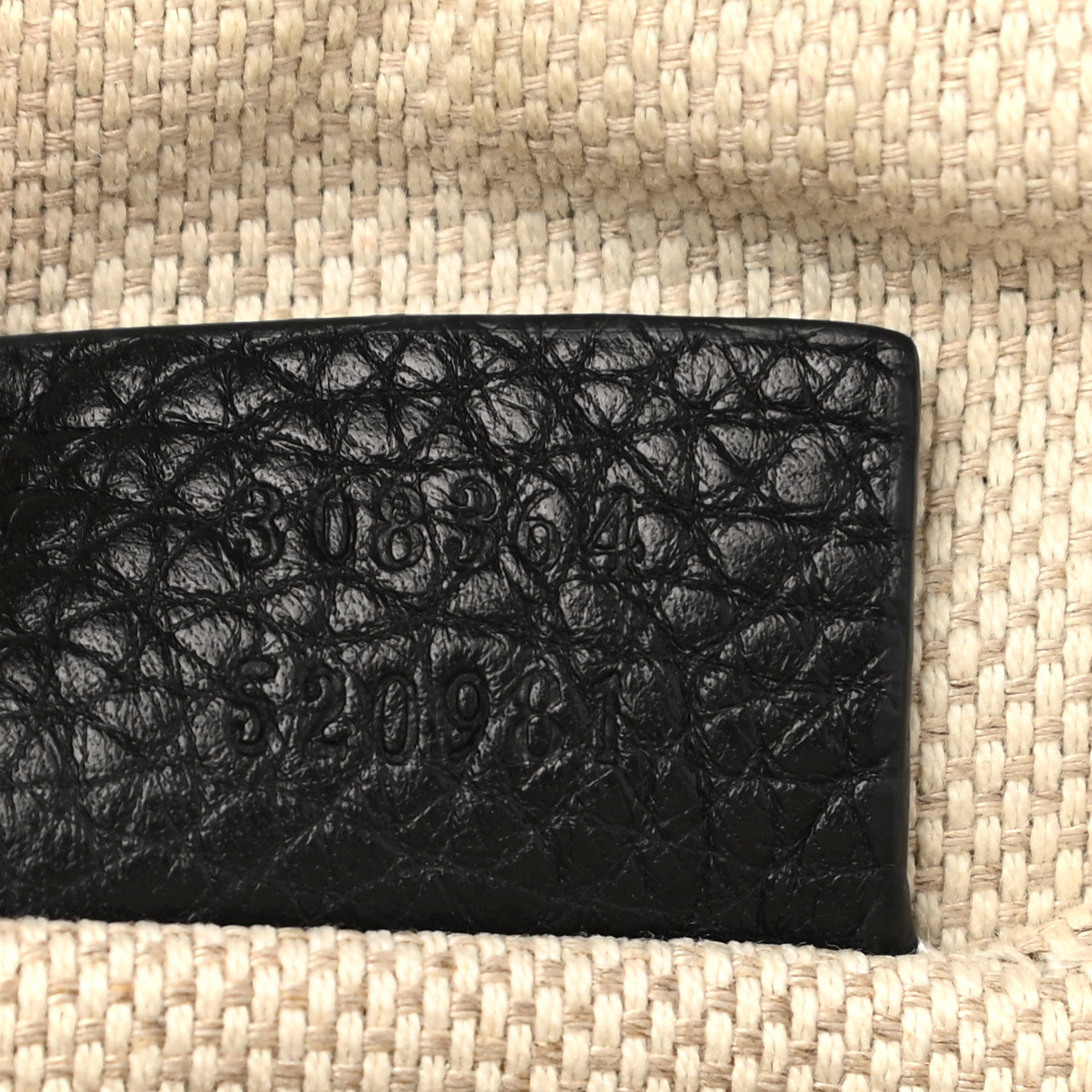 Pebbled Calfskin Small Soho Disco Bag Black
