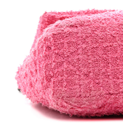 Chanel Tweed Quilted Medium Chanel 19 Flap Pink 9 of 11