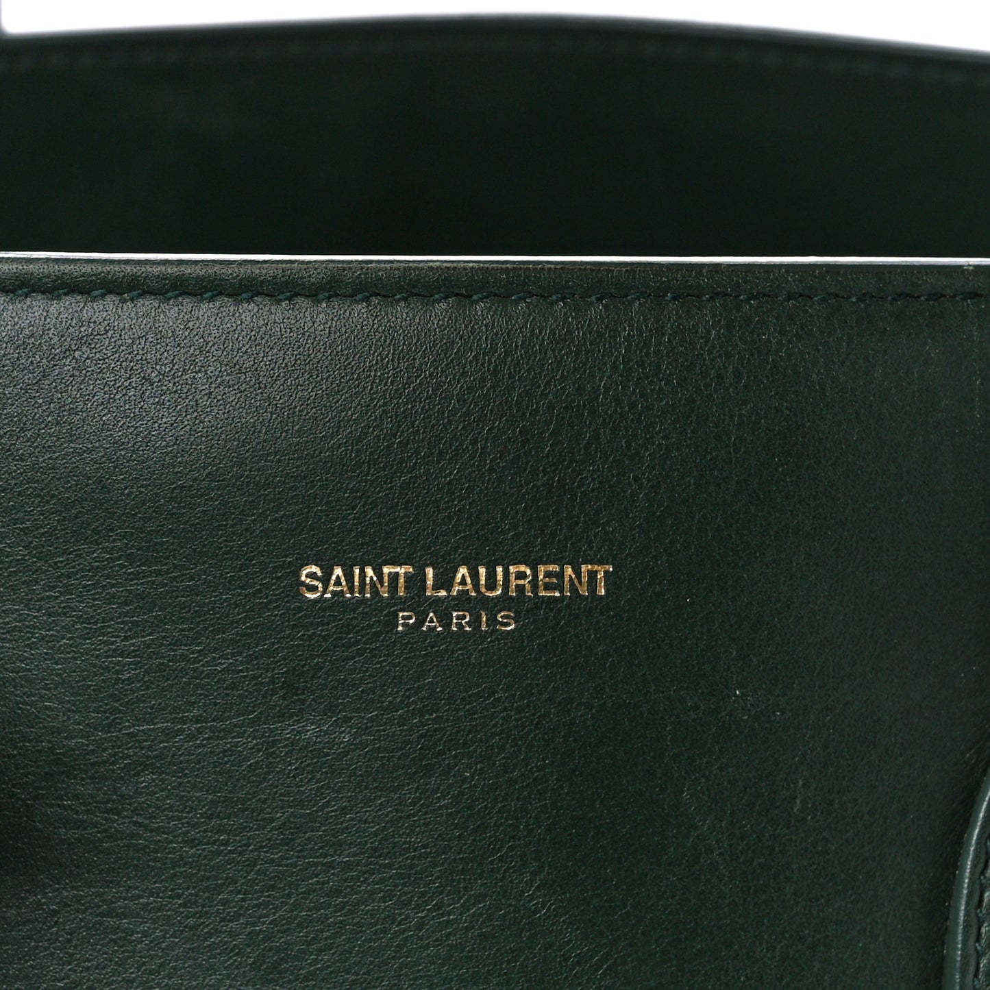 Calfskin Large Sac de Jour Carryall Dark Green
