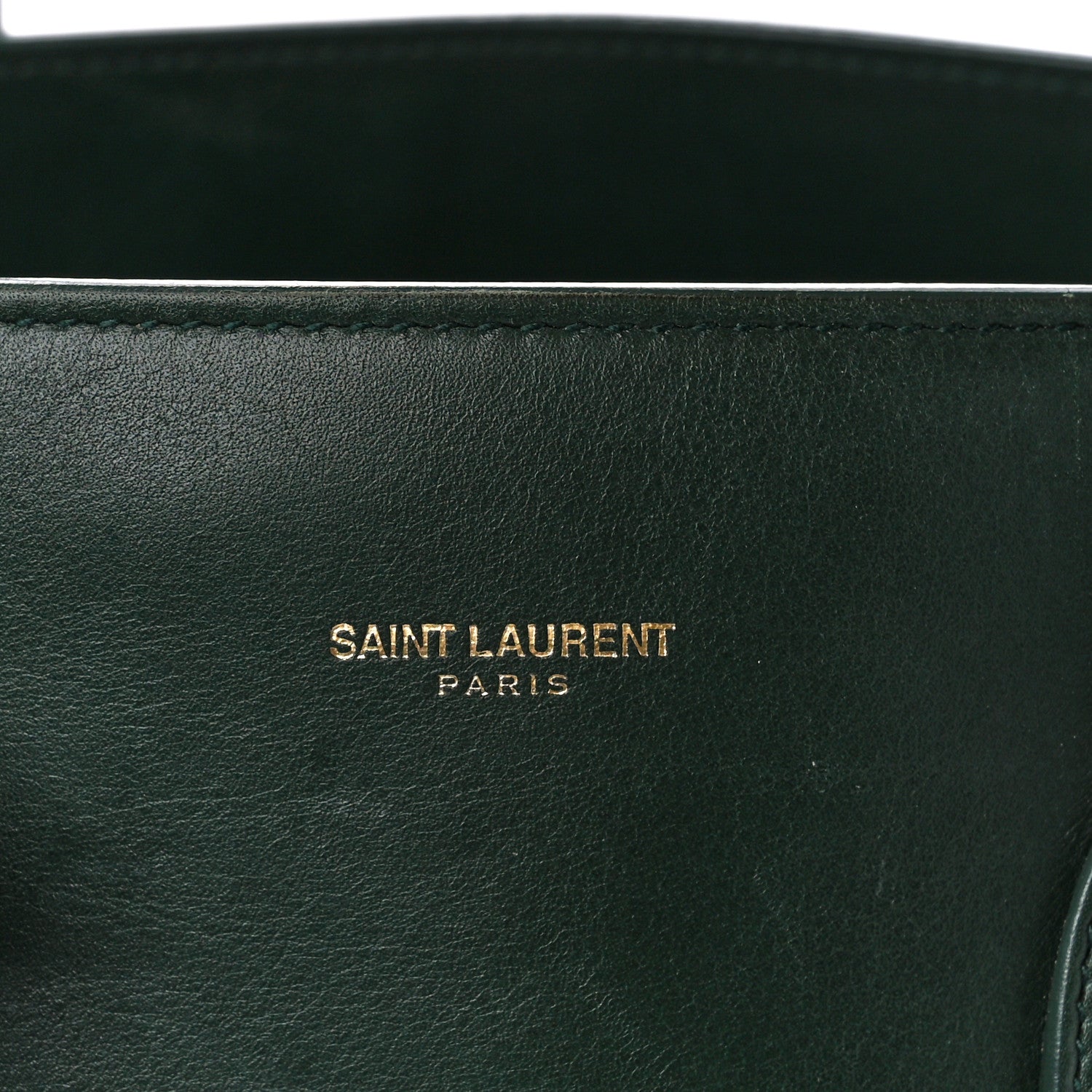 Saint Laurent Calfskin Large Sac de Jour Carryall Dark Green 10 of 16