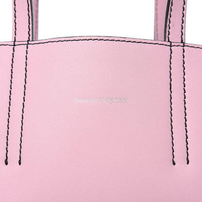 Alexander McQueen Calfskin Butterfly Tote Black Rose 7 of 11