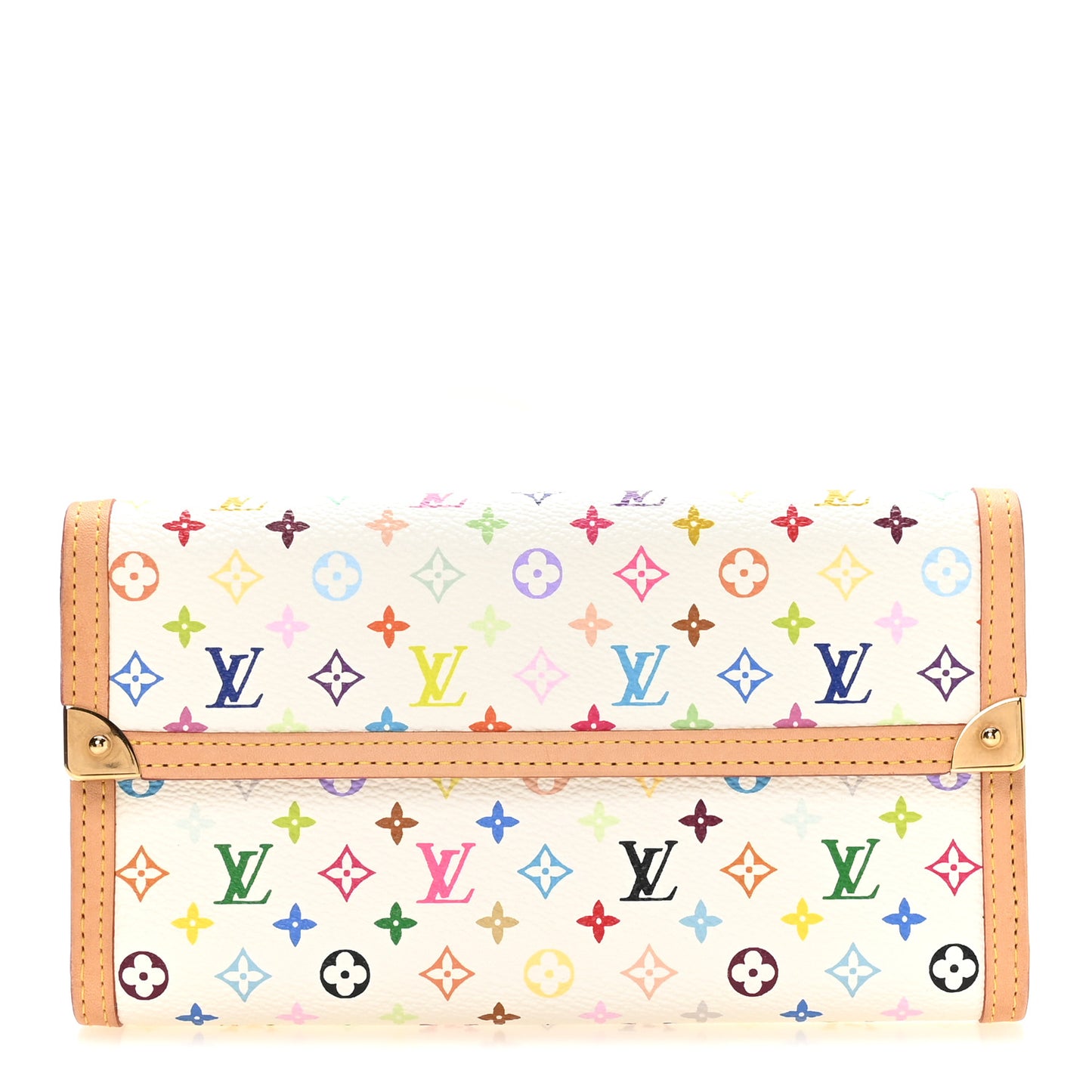 Monogram Multicolor Porte Tresor International Wallet White