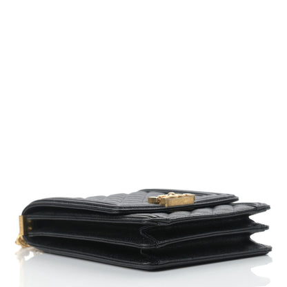 Chanel Caviar Quilted North South Boy Flap Black 4 of 9