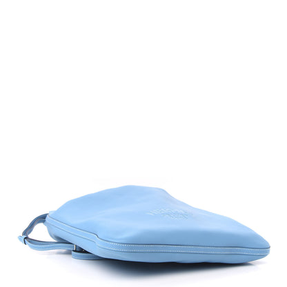 Hermes Cheri Calfskin Bridado Backpack Bleu Du Nord 3 of 10