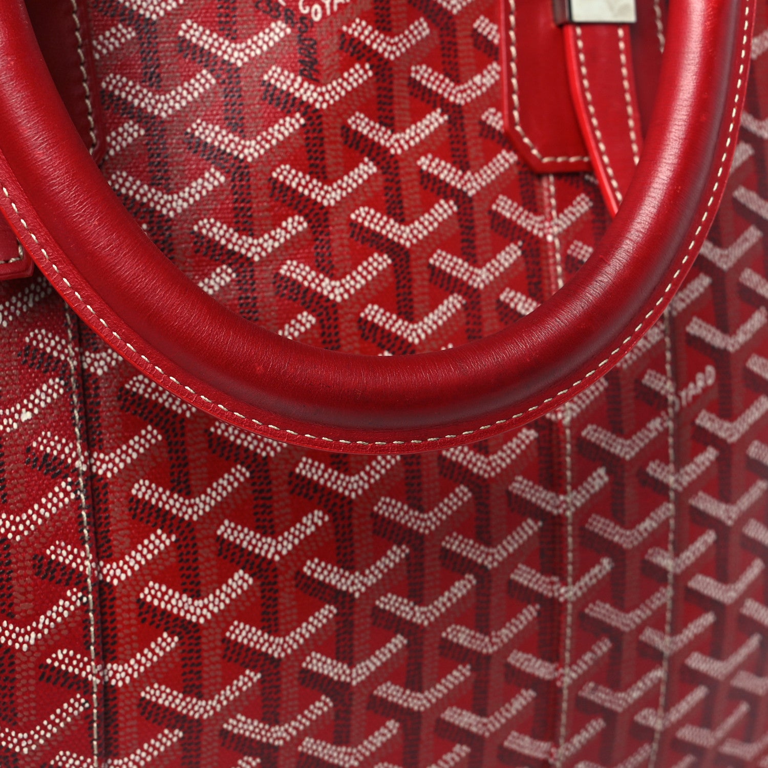Goyard Goyardine Ambassade MM Briefcase Red 1783391 – FASHIONPHILE