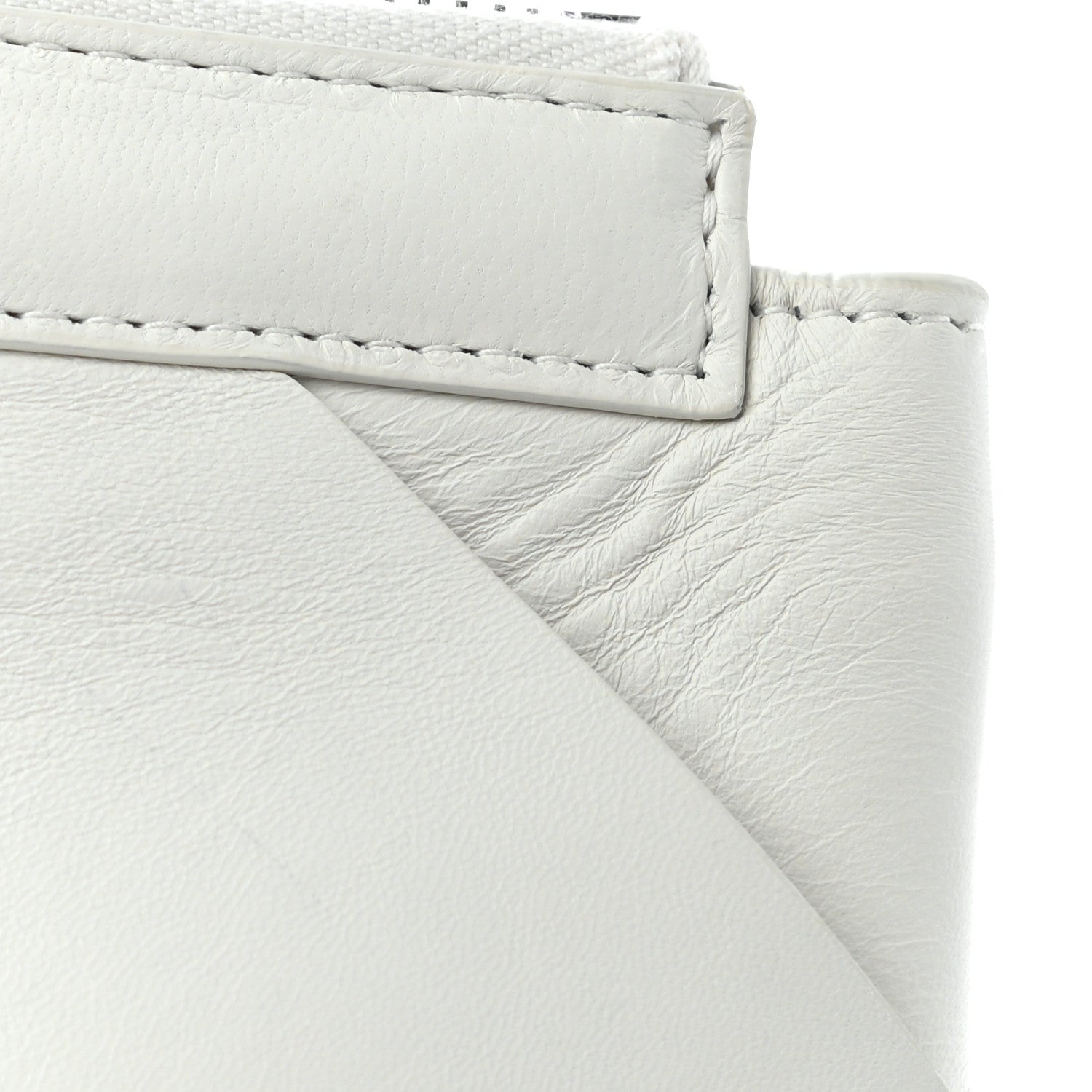 Bottega Veneta Nappa Maxi Intreccio Woven Pouch Clutch White 9 of 12