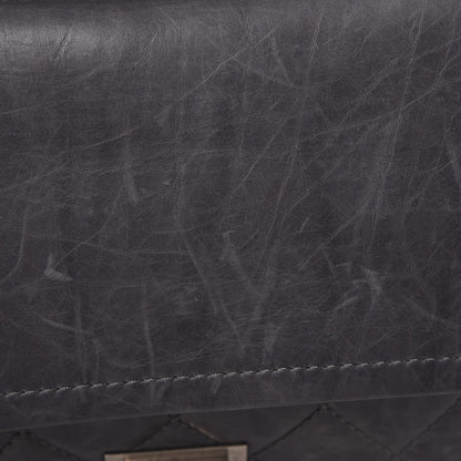 Chanel Aged Calfskin Quilted 50th Anniversary 2.55 Reissue 227 Flap Grey 10 of 17