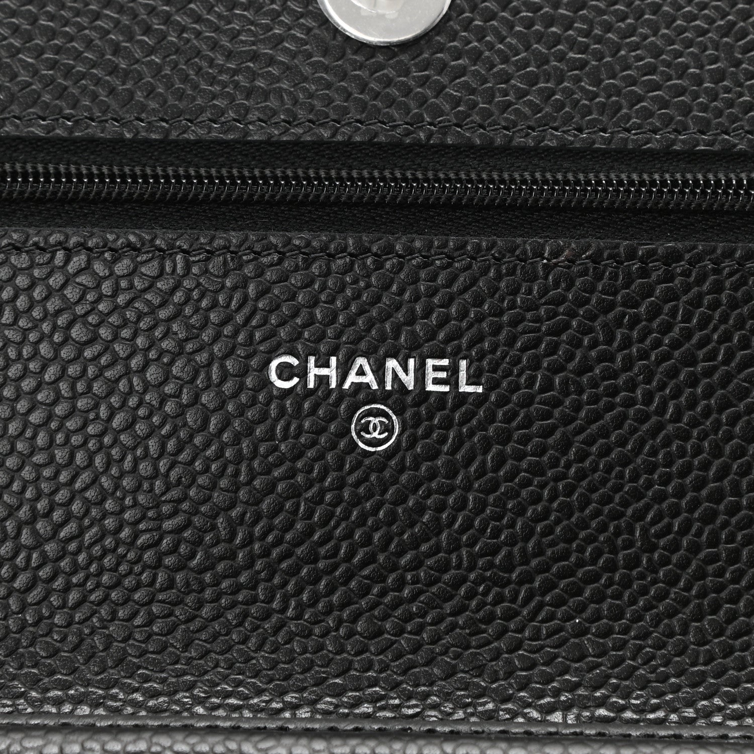 Chanel Caviar Quilted Wallet On Chain WOC Black 6 of 11