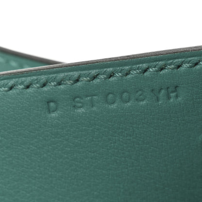 Hermes Swift Kelly Pochette Clutch Vert Verone 7 of 11