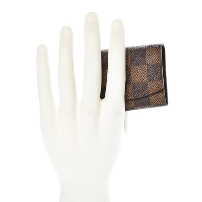 Louis Vuitton Damier Ebene Cufflinks Case 2 of 7