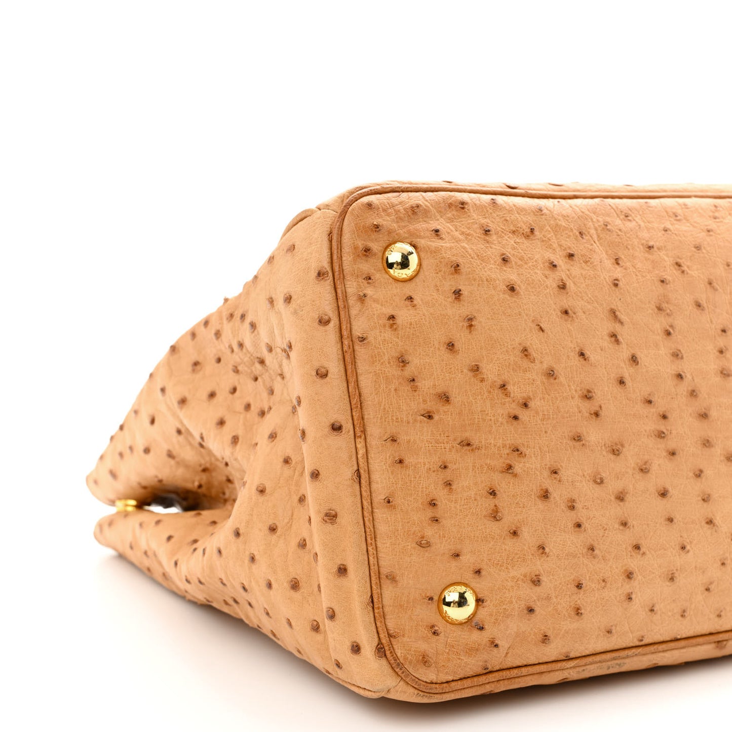 Ostrich Executive Tote Cognac