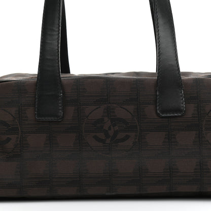 Chanel Nylon Travel Bowler Brown 8 of 11
